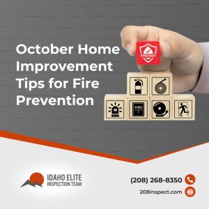 Idaho Elite Inspection Team October Home Improvement Tips for Fire Prevention