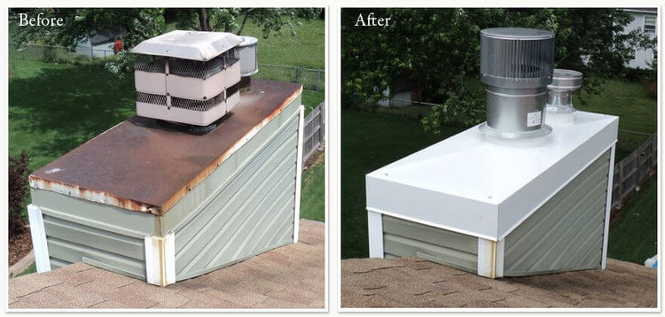 Advantage Chimney Services Before Photo 1