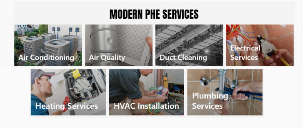 Modern PHE Services List Image